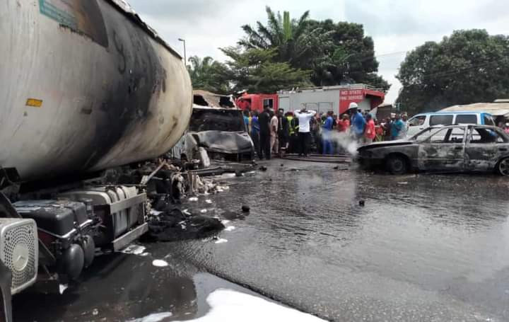 One Burnt To Dead Three Injured As Petrol Tanker Explode In Imo State