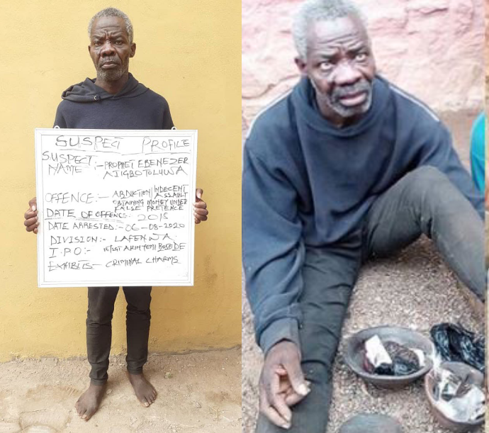 57yrs Old Pastor Arrested For Impregnating Two Sisters And Scamming Their Mother Of 1.5 Million Naira