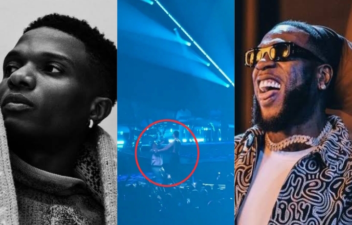“Burna Boy Would Have Knocked Him”: Wizkid Reacts Nicely As One Of His Fan Tried To Hug Him On Stage (Video)