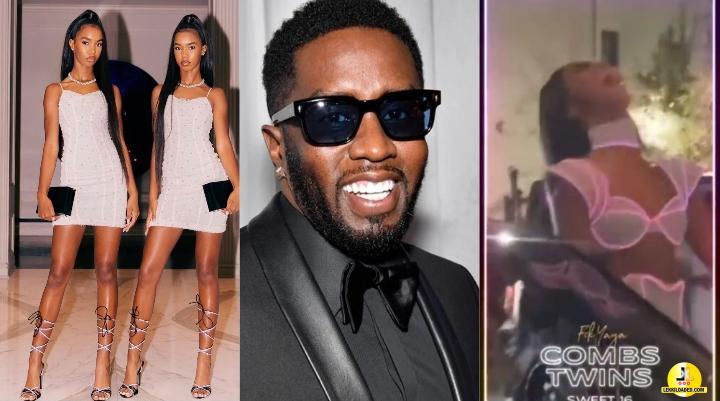 American Rapper, Diddy, Gifts His Twin Daughters Two Range Rovers Worth 100 Million Naira Each For Their 16th Birthday (Video)