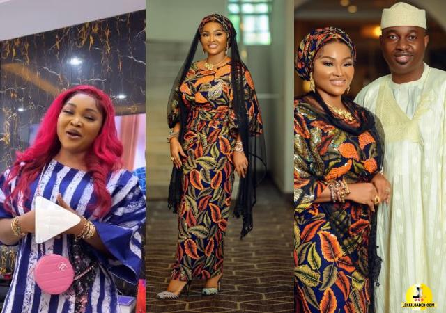 Mercy Aigbe’s Husband, Kazim Adeoti React as She Celebrates Easter Days After Converting to Islam