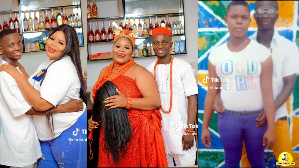 plus-size Nigerian lady and her lover